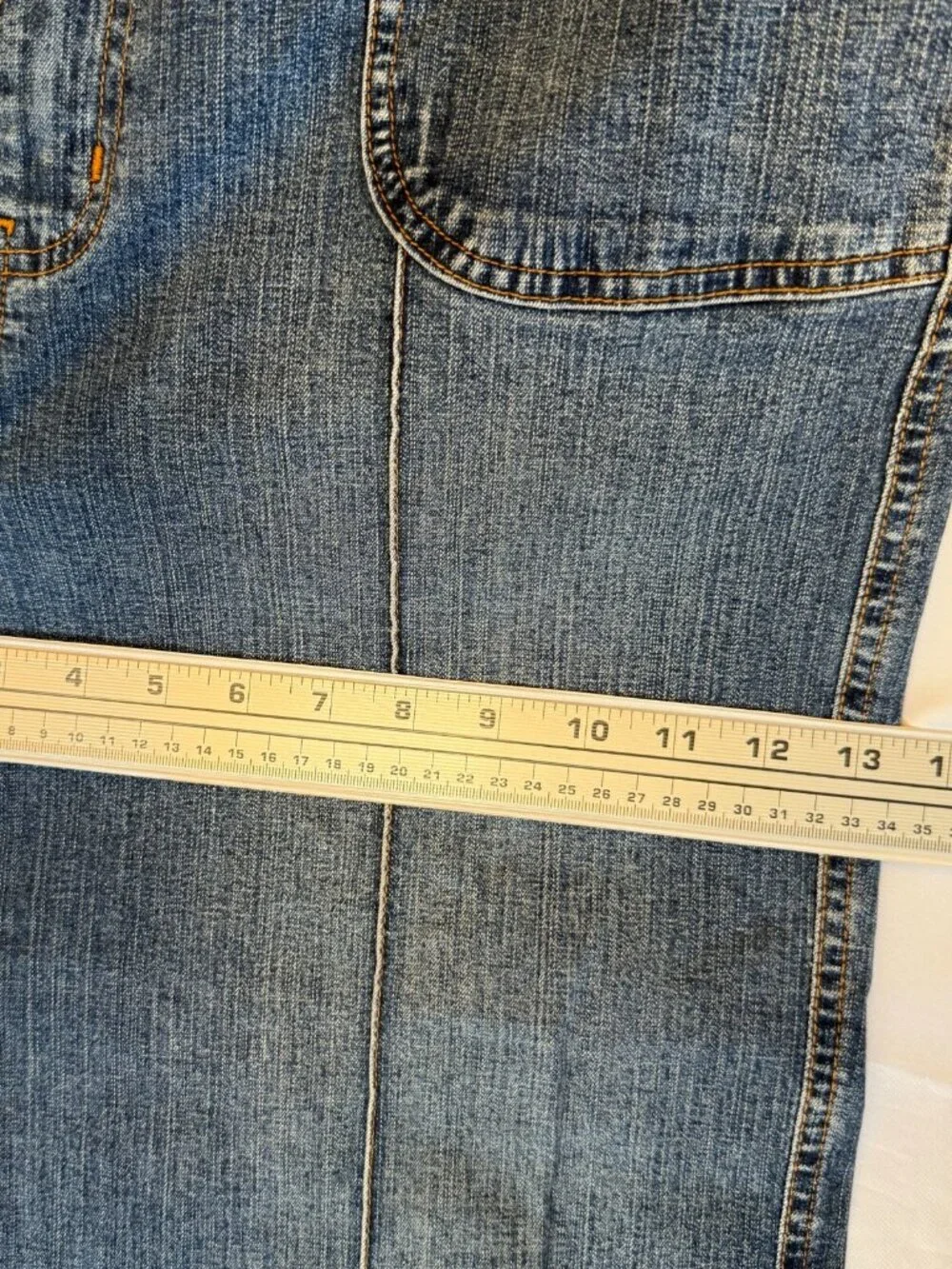 a.n.a A NEW APPROACH HIGH RISE CROP WIDE LEG MEDIUM WASH STRETCH JEANS WOMENS 16 - Picture 16 of 16